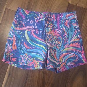 Lilly Pulitzer Womens Beach Loot Print Shorts